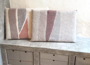 coussin-maille-feutre-roux