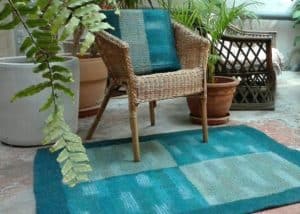 Objets en feutre de laine Outremer, faits-main