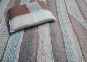 tapis et coussins en feutre de laine