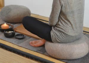 coussin zafu en feutre