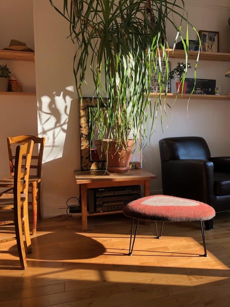 Tabouret en feutre